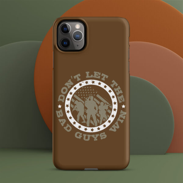 Snap case for iPhone® Don't Let The Bad Guys win - Image 4