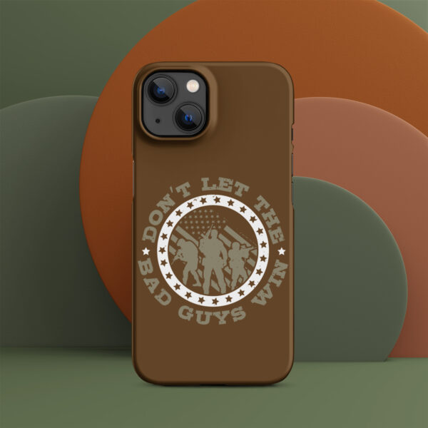 Snap case for iPhone® Don't Let The Bad Guys win - Image 8