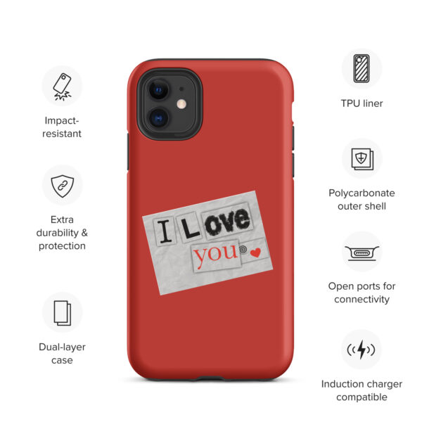 Tough Case for iPhone® Secret Messages: Whispering 'I Love You' Like a Pro - Image 8