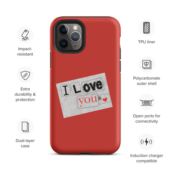 Tough Case for iPhone® Secret Messages: Whispering 'I Love You' Like a Pro - Image 7