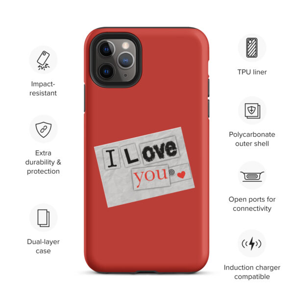 Tough Case for iPhone® Secret Messages: Whispering 'I Love You' Like a Pro - Image 6