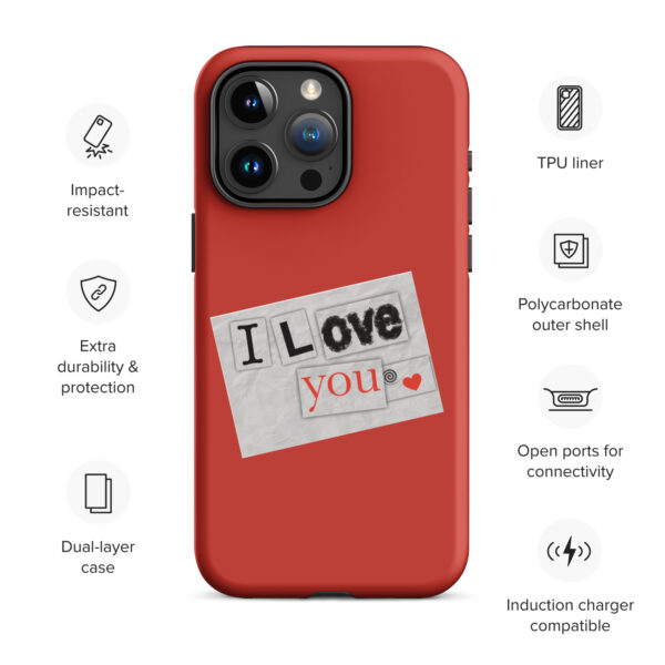 Tough Case for iPhone® Secret Messages: Whispering 'I Love You' Like a Pro - Image 9